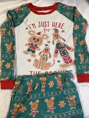 Pijama DISC Disney Gingerbread Cookies Talla 7 I’m Just Here For The Cookies Foto 1 de 4