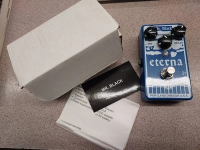 Mr. Black Eterna Shimmer Reverb Effects Pedal Stompbox Shimmering Reverberator  - Image 1 of 4