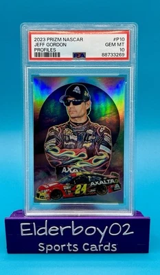 Jeff Gordon Profiles PSA 10 Case Hit SP 2023 Panini Prizm Racing Nascar - Image 1 of 2