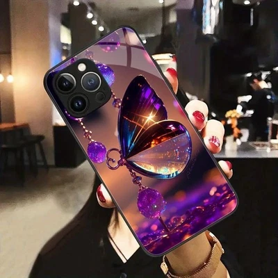 For iPhone 17PRO 17AIR 17PROMAX 16 Pro Max 15 14 13 XR  XS Phone Case butterfly - Image 1 of 4
