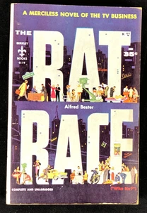 The Rat Race by Alfred Bester 1956 1st Berkley Books Pulp Era Fiction Paperback - Picture 1 of 5