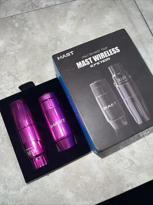 Dragonhawk Mast Tour Wireless Tattoo Machine with Battery Pink - Image 1 of 4