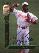 1994 Signature Rookies Draft Picks Signatures #38 Tony Terry