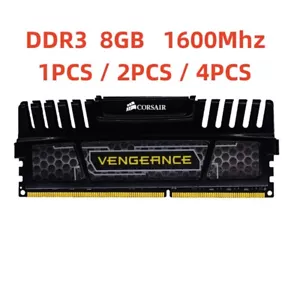 Corsair Vengeance 32GB 16GB 8GB DDR3 1866MHz 1600MHz CL10 Desktop Memory RAM LOT - Picture 1 of 10