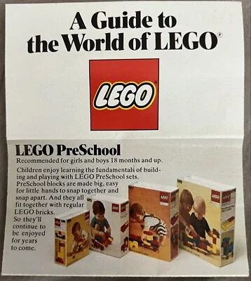 Lego Catalog Smaller 1976 Mini US (98530-US) Vf/Fn - Image 1 of 4