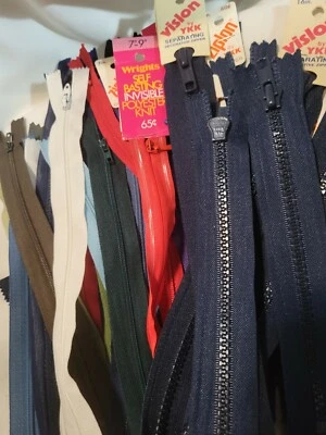 33 Zippers 7" - 24" Invisible Separating Self Basing B16 - Image 1 of 4