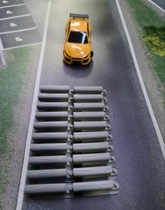 Leitplanken Streckenbegrenzung 1:43+ 20er Set Grau  für Dr!ft Siku - Bild 1 von 3