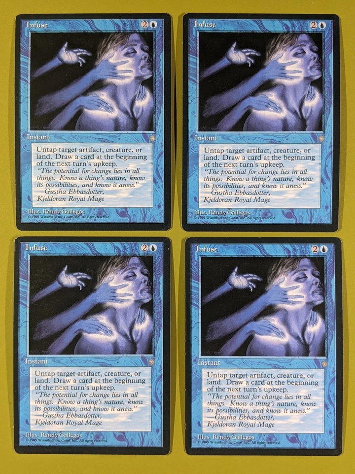 Infuse x4 Ice Age 4x Playset Magic the Gathering - Image 1 of 1