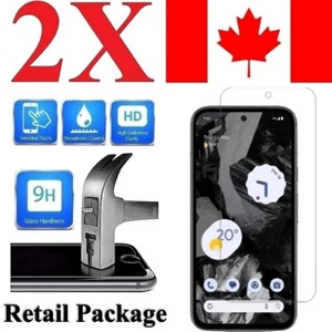 (LOT DE 2) Coque Protection d'écran en Verre Trempé Premium pour Google Pixel 8a - Photo 1 sur 8