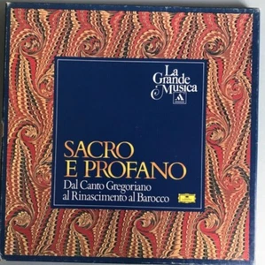 Vinili 33 giri - La Grande Musica - Vol. 1 - Sacro e profano 4 LP - Mondadori - Foto 1 di 3