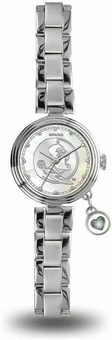 NEW! FLORIDA STATE SEMINOLES WOMEN'S CHARM WATCH MOTHER OF PEARL LICENSED Cover