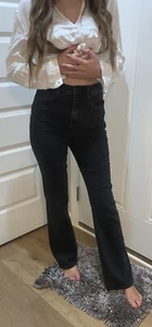 Pistola Women's Black Dana High Rise Boot Jeans Size 27 Retails$158 - Picture 1 of 17