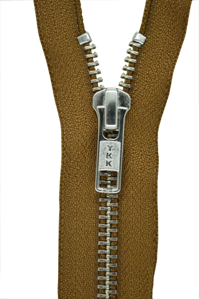 YKK Marrone Metallo Argento Catena 5 Mm Da 16 A 500 Cm Non Divisibile Monouso - Immagine 1 di 1