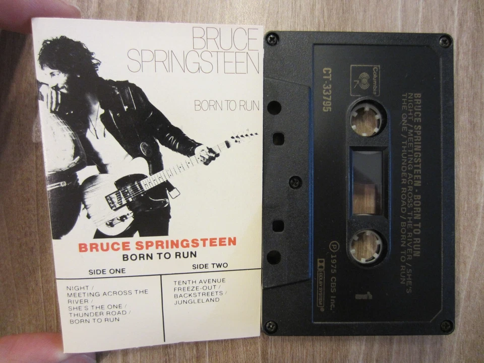 BRUCE SPRINGSTEEN '75 album canadian CBS cassette BORN TO RUN tested TAPE EX - Image 1 of 4
