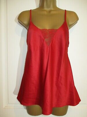 Marks And Spencer M&S Bright Red Cami Vest Top Sleep Nightwear Size 10 UK BNWT • 12.06€