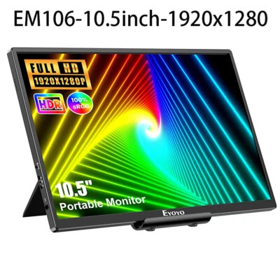 Eyoyo Portable Small Video Monitor HDMI Second Computer Display Small Monitor - Image 1 of 4