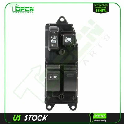Interruptor de ventana eléctrico delantero izquierdo para Toyota Tacoma 2001-2011 2 puertas Foto 1 de 4
