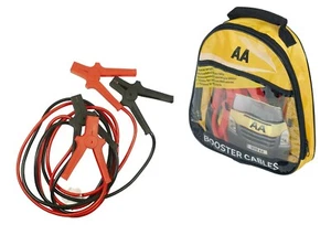 AA  JUMP LEADS UP TO 3000CC 3 LITRE 3M METRES BOOSTER CABLES CAR VAN - Picture 1 of 3