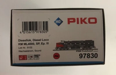 PIKO 97830 H0 Diesellok SP 9102 modifiziert + PluX22 Dec. Sound AC - Bild 1 von 2