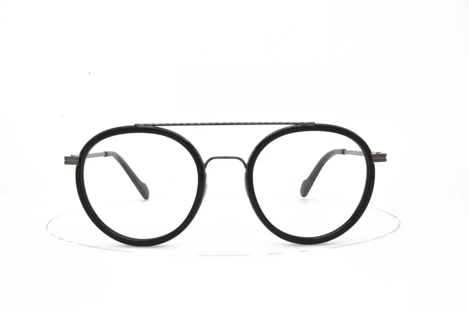 Gafas Serengeti marco redondo negro para gafas de sol 52-21-145 hechas en Italia Foto 1 de 4