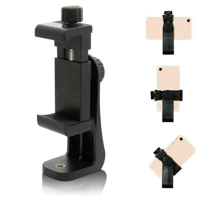 Tripod Phone Mount Holder Head 1/4”Standard Screw Adapter for Cell Phone Camera - Image 1 of 4