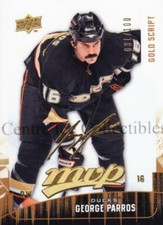2009-10 Upper Deck MVP Gold Script #293 George Parros