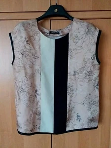 TWIN SET Simona Barbieri Top Women's Colorful Sleeveless Size S - Picture 1 of 10