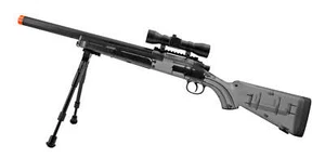 Crosman Game Face Airsoft Sniper Rifle Kit 425 FPS New - Picture 1 of 6