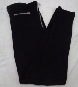 Leggings SHEIN O-ring cremallera cintura alta para mujer talla: M pantalones negros medianos - Imagen 1 de 11