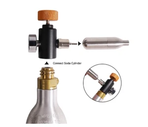 CO2 Tank Ladeadapter Patrone Nachfülladapter Stecker verstellbarer Regler - Bild 1 von 17