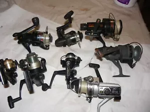 Vintage Reel Lot of 8, Needing repairs & Cleaning CHECK PHOTOS - Picture 1 of 11
