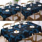 Panthers Carolina Print Tablecloth 54x72in Dustproof Table Cover Home Décor