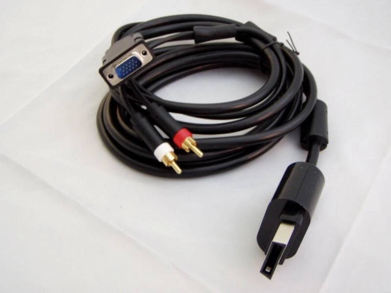 VGA Cable gold for HD with Optical Output for XBox360 - Image 1 of 1