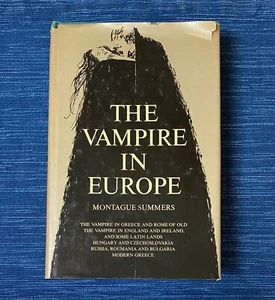 Montague Summers / The Vampire In Europe 1968 2nd Edition 15B - Imagen 1 de 2