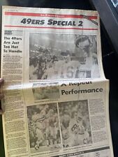 January 29, 1990-San Francisco Chronicle Newspaper-49ers Awesome-VGUC