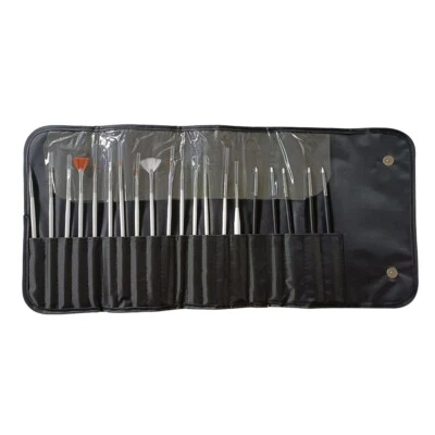 Nail Art Brush Kit 20pcs /set Flower Brush Silicon Dotting Pen - Image 1 of 4