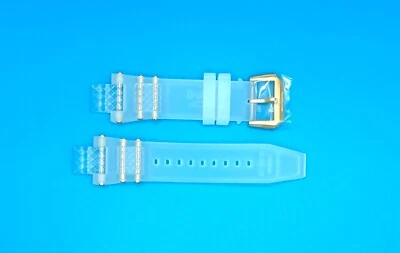 Autêntica pulseira de relógio Invicta Subaqua 24373 silicone branco 24,5 mm - Imagem 1 de 3