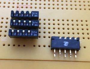 10mA 5V SIP 4-Wege Schalter Goldkontakte 4P STV04 mehrere Stück - Bild 1 von 1