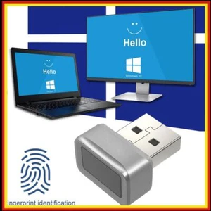 USB Fingerprint Key Reader 360° Touch Mini Fingerprint Reader Windows Hello - Bild 1 von 12