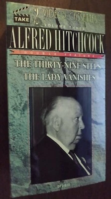  Alfred Hitchcock Double Feature The 39 Steps & The Lady Vanishes, VHS, Used. - Image 1 of 4