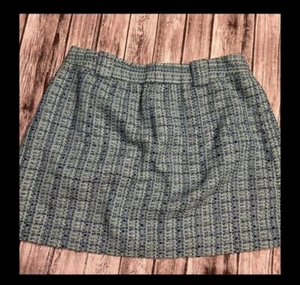 Minifalda J Crew azul verdoso talla 6 para mujer - Imagen 1 de 6