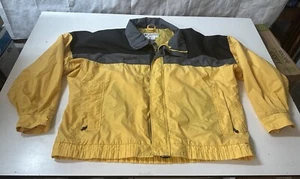 Columbia Yellow Black Gray Winter Rain Jacket - Men’s Size XL - No Fleece Liner - Picture 1 of 13