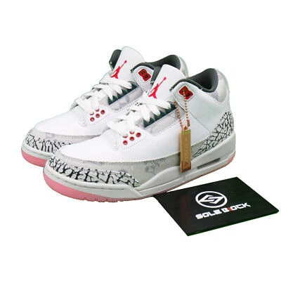 Nike Air Jordan 3 Retro Wings Jordan 3 Jordan III AJ3 Masculino Rosa/Branco HM6993-100 - Imagem 1 de 4