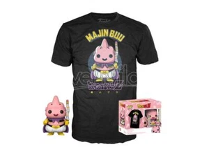 Set Figura Pop & Tee Dragon Ball Z Majin Buu TAGLIA S Esclusiva Funko - Imagen 1 de 3