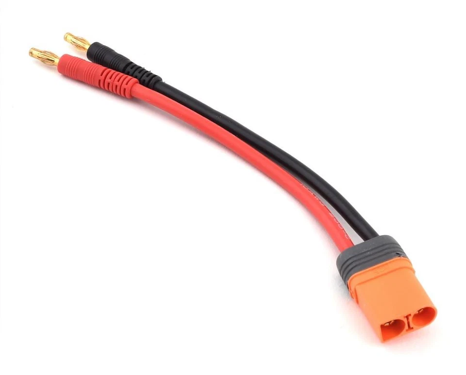 Spektrum 504 IC5 Device Charge Lead with 6" Wire, 10 AWG, 4mm Bullet - Image 1 of 1
