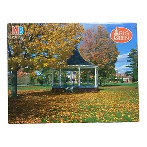 1989 MB Big Ben Gazebo Lyndonville, Vermont 1000 Piece Jigsaw Puzzle New Sealed - Picture 1 of 5