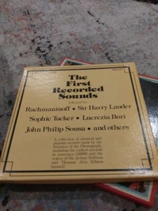 The First Recorded Sounds 4 Record Set Vinyl LP Record 1975/1976 Mark56 Records - Picture 1 of 4