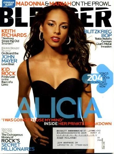 Brand New BLENDER MAGAZINE May 2008 Alicia Keyes on Cover, Keith Richards, John  - Image 1 of 1