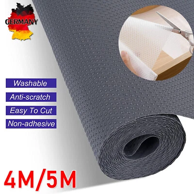 4M/5M Küche Anti-Rutsch Folie Schubladenmatte Schubladeneinlage Schrank Matte - Bild 1 von 4