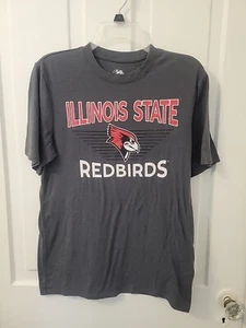 Illinois State Redbirds Gray Pel-Athletics Mens Small 36" Chest T-Shirt - Picture 1 of 8